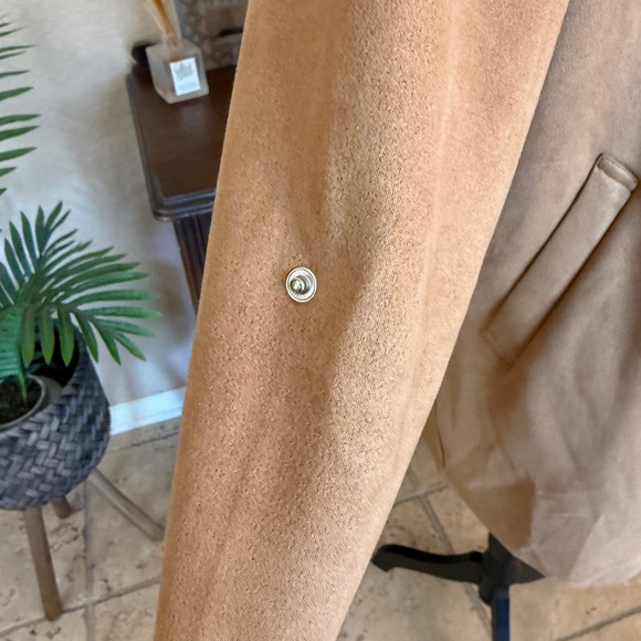 Love Tree Tan Women's Long Open Jacket - Picture 5 of 11